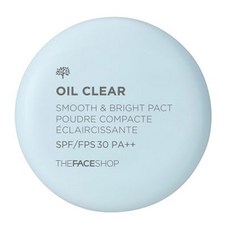 더페이스샵 오일 클리어 매끈 뽀얀 팩트 SPF30 PA++, N203 내추럴베이지, 1개