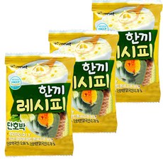 아이배냇 한끼레시피 반고형, 6g, 3개, 단호박