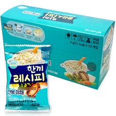 아이배냇 한끼레시피, 6g, 10개, 전복야채