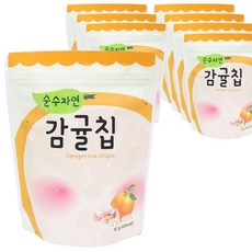 푸름맘 순수자연 감귤칩 12g, 감귤맛, 8개
