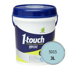 노루페인트 순앤수 원터치 페인트 3L, 5015, 1개