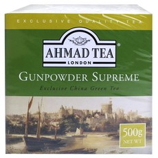 Ahmad Tea 건파우더 수프림 익스클루시브 차이나 그린 티, 500g, 1개입, 1개