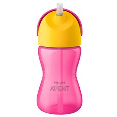 필립스아벤트 벤디 빨대컵 18m+ 300ml, 핑크, 1개