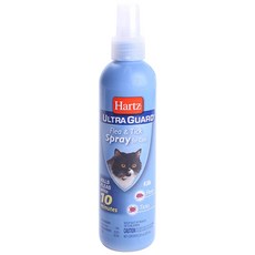 하츠 울트라 가드 벼룩 & 진드기 스프레이 고양이용, 237ml, 1개