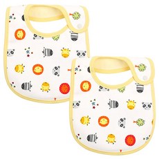 MomCare 棉質按扣防水 3 層圍兜