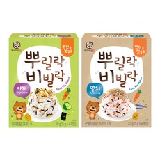 미즈앤코 뿌릴락비빌락 2종 후리가케 세트, 야채 + 멸치