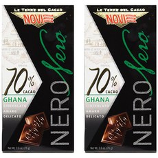 NOVI 카카오 70% 초콜릿, 75g, 2개