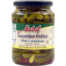 사다프 큐컴버 피클 미니 글루텐 프리, 680g, 1개