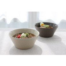 쓰임 바이즈 면기 중, 크림 + 모카, 2개