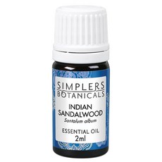 Simplers Botanicals 에센셜 오일, 2ml, Indian Sandalwood