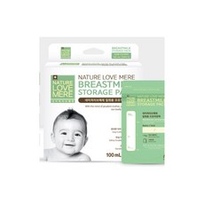 네이쳐러브메레 일회용 모유저장팩 100ml, 30개입, 1개