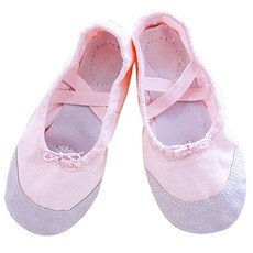 해피발레 여아용 반가죽 발레슈즈 묶는형