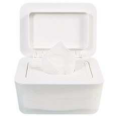 히키스 심플 물티슈 디스펜서 White, 1개