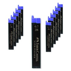 FABER-CASTELL 輝柏 2B筆芯, 0.7mm, 12個