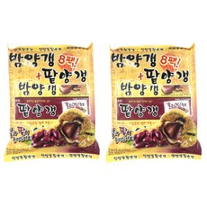 크라운 밤양갱 50g x 4p + 팥양갱 50g x 4p, 2세트