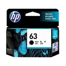 휴렉팻커드 HP No.63 잉크 표준용량 F6U62AA, 검정, 1개