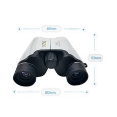사츠 미니망원경 8배율 8X21 화이트 + 전용 가방, 21mm - 이미지 7