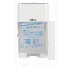 이지캔 기저귀 쓰레기통 EZ-270 + EZ-280R 리필1롤, 화이트, 27L