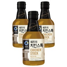 청정원 쉐프의 치킨스톡, 340g, 3개