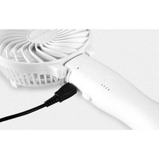클래파 핸디형 미니 선풍기 1개, BFB-HF2600W, 화이트