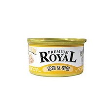 펫스토리 프리미엄 로얄 전연령 고양이캔, 참치, 85g, 24개