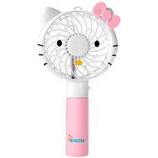 아이콘 미니 핸디형 선풍기 IKON-100, 핑크, 1개