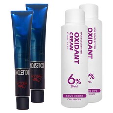 웰라 뉴콜레스톤 퍼펙트 퓨어컬러 염색제 80g + 산화제 100ml, 오렌지베이지 10/34, 2세트
