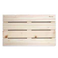 비스비바 히노끼 원목 욕실발판 63 x 40 x 2.5 cm, 내츄럴, 1개