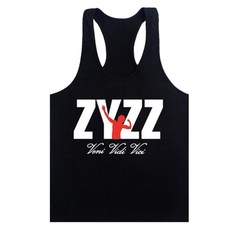 ZYZZ 헬스나시 탱크탑 민소매 머슬나시티 블랙