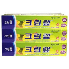 크린랲 위생랩 22cm x 20m, 3개