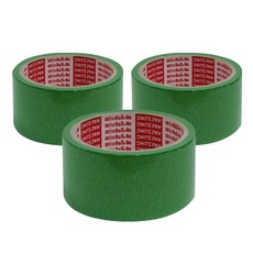 혜성 칼라 마스킹테이프 초록 48mm x 15m, 3개