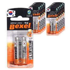 벡셀 알카라인 AAA건전지, 2개입, 10개