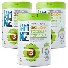 아이엠뉴질랜드 프리미엄 골드+ 조제분유 3단계, 900g, 3개