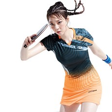PGNC /RT-807+SM-203/TENNIS/BATMINTON/TOEC TENNIS/SPORTS CLASTING/女士T恤衫+裙子套裝