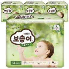 보솜이 디오가닉 18년형 밴드형 기저귀, 128매, 특대형(XL)
