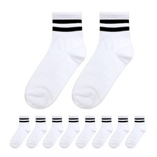 이지레그 남성용 싱글라인 양말 10켤레