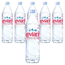 에비앙 미네랄워터, 1.5L, 6개