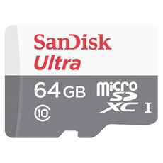 샌디스크 울트라 마이크로 SD메모리카드 80MB/s, 64GB