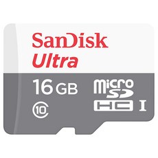 샌디스크 울트라 마이크로 SD메모리카드 80MB/s, 16GB