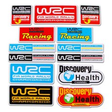 스포츠 패션 차량용 스티커, C09WRC, 1세트 익스테리어