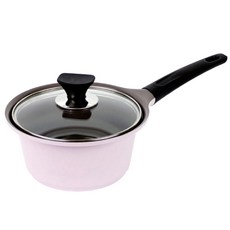 리빙온 세라믹 냄비 편수, 18cm, 혼합 색상