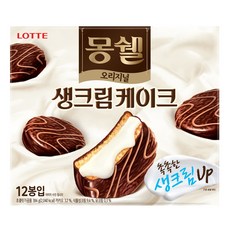 몽쉘 생크림케이크 오리지널, 32g, 12개입