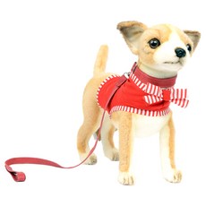 한사토이 동물인형 6383 치와와 Chihuahua with Red Dress
