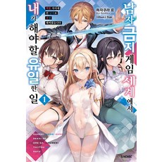 [소미미디어]남자 금지 게임 세계에서 내가 해야 할 유일한 일 1 - S Novel+, 소미미디어, 하자쿠라 료