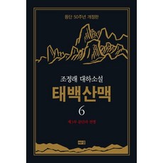 [해냄]태백산맥 6 : 조정래 대하소설 등단 50주년 개정판 (양장), 해냄