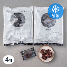 제주떡집 팥 오메기떡 (냉동), 400g, 4개