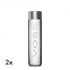 VOSS 芙絲 挪威天然礦泉水 玻璃瓶裝 800ml，蟬連2年全球前10大好水第1名, 2瓶