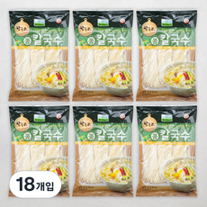 칠갑농산 콩칼국수, 400g, 18개입