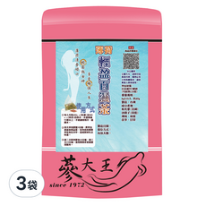 蔘大王 薄荷輕盈百濕茶包 (6g x 10入) x 3袋, 草本配方，促進代謝，健康輕盈, 10包