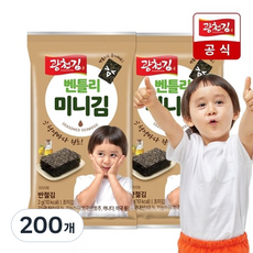 광천김 벤틀리 미니 재래 반절김, 2g, 200개